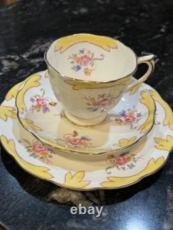 Vintage Royal Albert Crown China England 4 Sets (12 Pc Total)