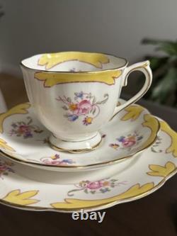 Vintage Royal Albert Crown China England 4 Sets (12 Pc Total)