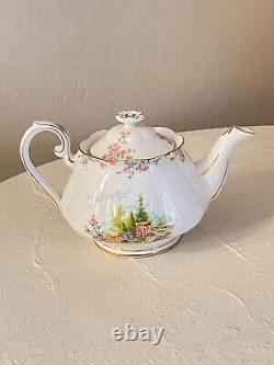 Vintage Royal Albert Kentish Rockery Bone China teapot set