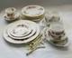Vintage Royal Albert Lavender Rose Bone China Tea Set 20pc England Gold Trim