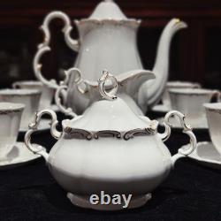 Vintage Royal Albert Orleans Bone China Tea Coffee Set of 8 42 Pcs Mint England