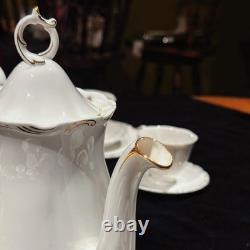 Vintage Royal Albert Orleans Bone China Tea Coffee Set of 8 42 Pcs Mint England