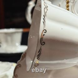 Vintage Royal Albert Orleans Bone China Tea Coffee Set of 8 42 Pcs Mint England