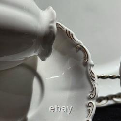 Vintage Royal Albert Orleans Bone China Tea Coffee Set of 8 42 Pcs Mint England