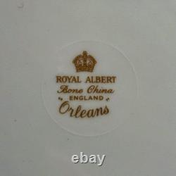Vintage Royal Albert Orleans Bone China Tea Coffee Set of 8 42 Pcs Mint England
