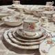Vintage Royal Albert Petit Point Bone China Set of 5 46 Pc Mint
