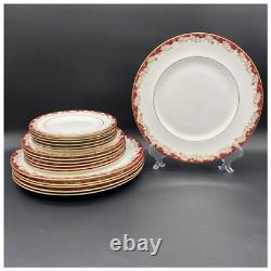 Vintage Royal Doulton China Set and Tea Set, Winthrop Pattern, 32 pieces