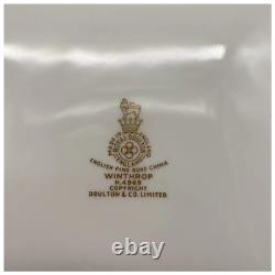 Vintage Royal Doulton China Set and Tea Set, Winthrop Pattern, 32 pieces
