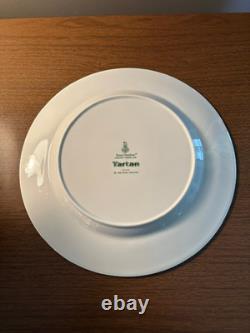 Vintage Royal Doulton English Porcelain Red Green Tartan Plate 10.5 Set Of 7