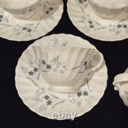 Vintage Royal Doulton Millefleur Bone China Tea Set H4953 14Pc Set of 6 MINT