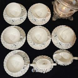 Vintage Royal Doulton Millefleur Bone China Tea Set H4953 14Pc Set of 6 MINT