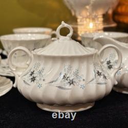 Vintage Royal Doulton Millefleur Bone China Tea Set H4953 14Pc Set of 6 MINT
