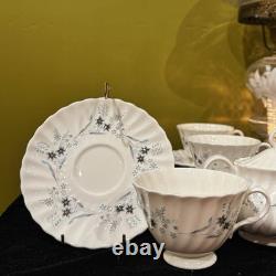 Vintage Royal Doulton Millefleur Bone China Tea Set H4953 14Pc Set of 6 MINT