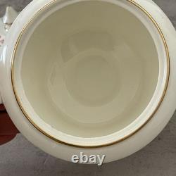 Vintage Royal Worcester Blossom Time Covered Sugar Creamer 3-PC Bone China MINT