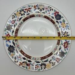 Vintage Royal Worcester Imari Flowers 5pc Place Setting Bone China England /cb