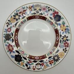 Vintage Royal Worcester Imari Flowers 5pc Place Setting Bone China England /cb