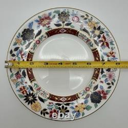 Vintage Royal Worcester Imari Flowers 5pc Place Setting Bone China England /cb