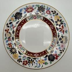 Vintage Royal Worcester Imari Flowers 5pc Place Setting Bone China England /cb