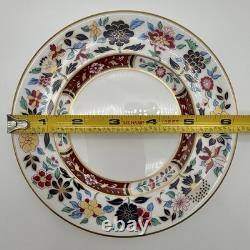 Vintage Royal Worcester Imari Flowers 5pc Place Setting Bone China England /cb Vintage Royal Worcester Imari Flowers 5pc Place Setting Bone China England /cb