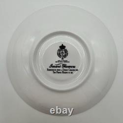 Vintage Royal Worcester Imari Flowers 5pc Place Setting Bone China England /cb