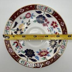 Vintage Royal Worcester Imari Flowers 5pc Place Setting Bone China England /cb