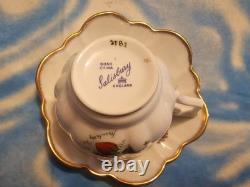 Vintage Salisbury Fragrance Cup & Saucer Bone China England