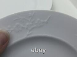 Vintage Set Of 6 Spode Copeland China England Blanche De Chine Salad Plates EUC