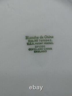 Vintage Set Of 6 Spode Copeland China England Blanche De Chine Salad Plates EUC