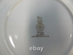 Vintage Set Used Porcelain Rondo H 4935 Royal Doulton England Bone China Saucers
