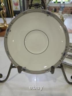 Vintage Set of 12 Build/Replace Wedgwood Amherst Platinum Bone China Never Used
