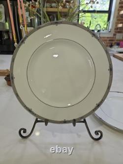 Vintage Set of 12 Build/Replace Wedgwood Amherst Platinum Bone China Never Used