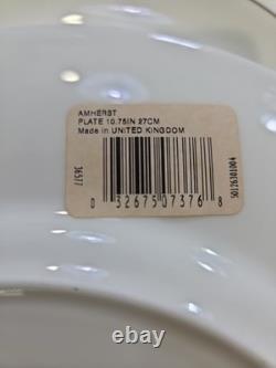 Vintage Set of 12 Build/Replace Wedgwood Amherst Platinum Bone China Never Used