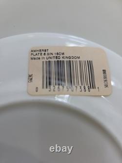 Vintage Set of 12 Build/Replace Wedgwood Amherst Platinum Bone China Never Used