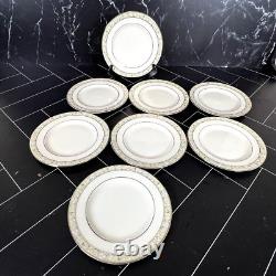 Vintage Set of 8 Minton Wimbledon Salad Plates 8 Fine Bone China England