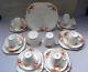 Vintage Victoria C & E Bone China England Tea Set 21 Pieces 1930's Collectables