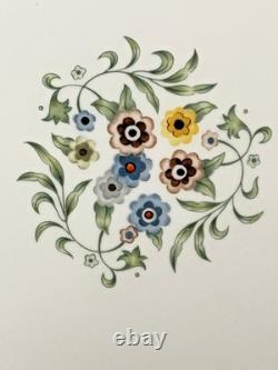 Vintage Wedgwood Agincourt Green 11 Dinner Plate R4471 Bone China England Set 2