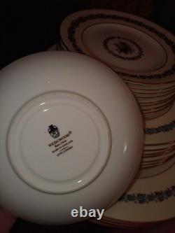 Vintage Wedgwood Appledore China 44 Pc Lot Platter Bowls Cups Plates England