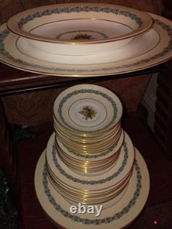 Vintage Wedgwood Appledore China 44 Pc Lot Platter Bowls Cups Plates England