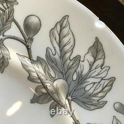 Vintage Wedgwood Bone China Set Dinner Tea Fig And Fig Leaf Design England 81 Pc
