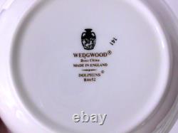 Vintage Wedgwood Dolphins 5 Piece Place Setting Bone China England Plate Bowl