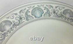 Vintage Wedgwood Dolphins 5 Piece Place Setting Bone China England Plate Bowl