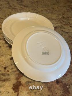 Vintage Wedgwood Osier White Lattice Creamware 18-Piece Set Made In England Rare