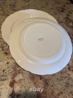 Vintage Wedgwood Osier White Lattice Creamware 18-Piece Set Made In England Rare