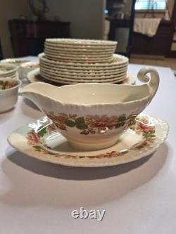 Vintage Wedgwood Wildbriar China Set 8 Place Settings + Serving Pieces