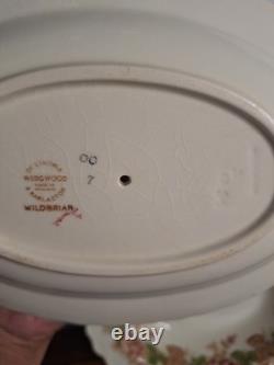 Vintage Wedgwood Wildbriar China Set 8 Place Settings + Serving Pieces