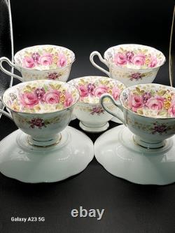 VintageRoyal AlbertSerenaEnglandBone China 17 PieceTea Set Just Gorgeous