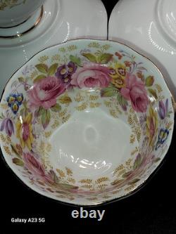 VintageRoyal AlbertSerenaEnglandBone China 17 PieceTea Set Just Gorgeous