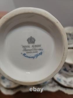 Vintahe Royal Albert Bone China England Morning Glory Tea Set