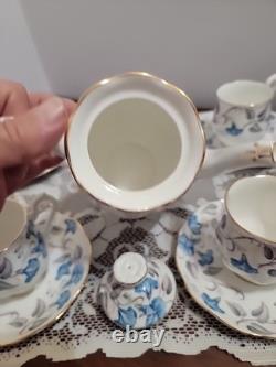 Vintahe Royal Albert Bone China England Morning Glory Tea Set