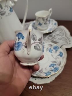 Vintahe Royal Albert Bone China England Morning Glory Tea Set
